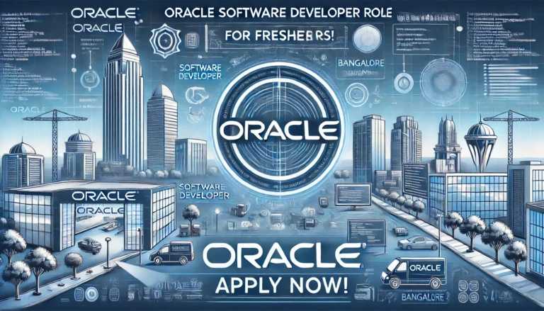 Oracle Software Developer Role for Freshers in Bangalore