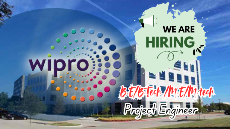 Wipro Off Campus Drive 2024 | Project Engineer Hiring for 2023/2024 Graduates